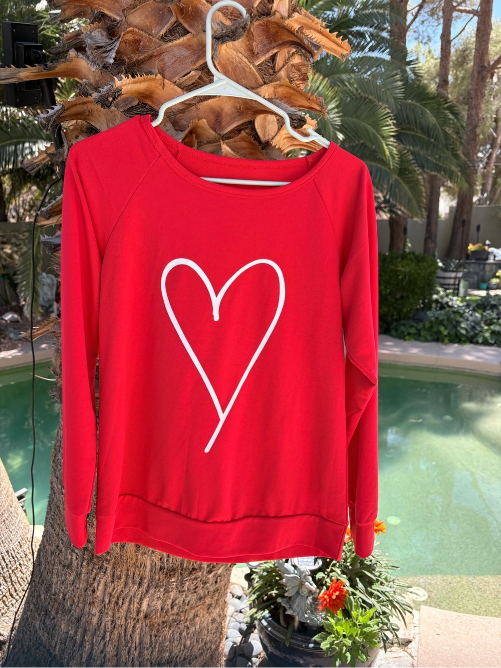 Red Heart Graphic Sweatshirt